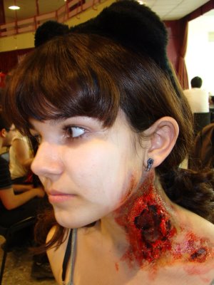 zombie maquillaje infeccion 16
